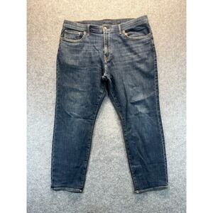 Lucky Brand Jeans Men's 40x30 121‎ Slim Straight Dark Blue Denim Pants